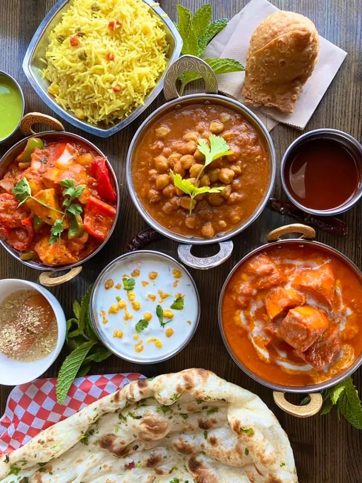 Traditional East Indian dishes at Clay Oven Kenaston Common Winnipeg